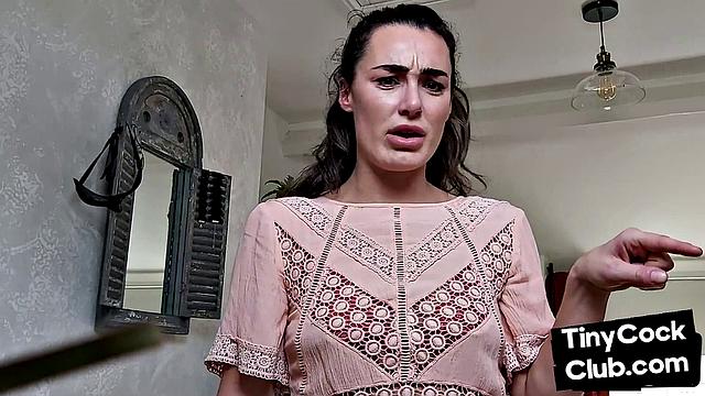 SPH femina laughs at small cocks in her home video