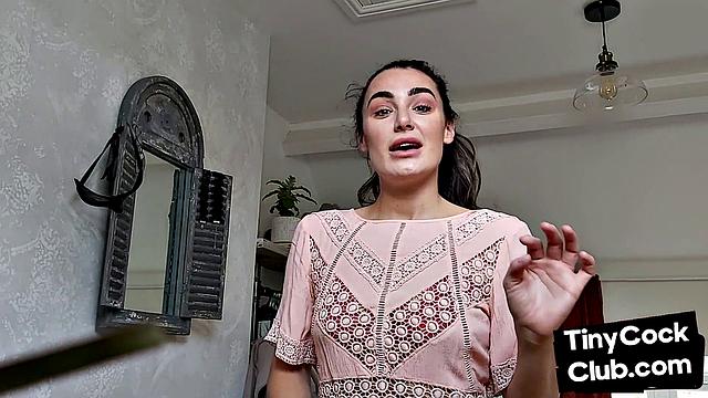 SPH femina laughs at small cocks in her home video