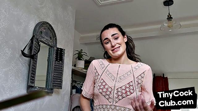 SPH femina laughs at small cocks in her home video