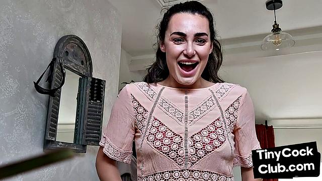 SPH femina laughs at small cocks in her home video