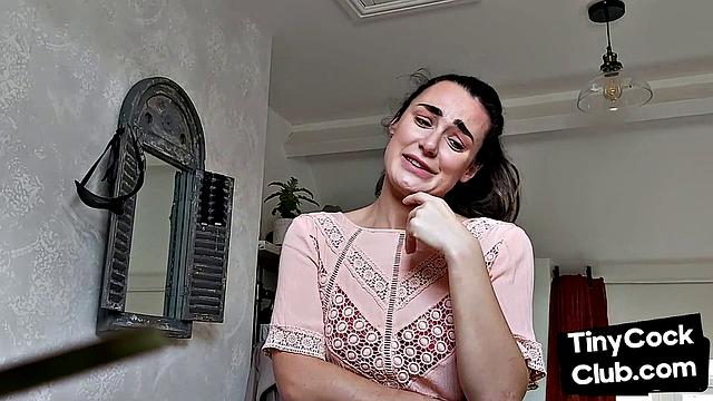 SPH femina laughs at small cocks in her home video