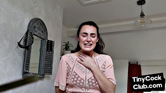 SPH femina laughs at small cocks in her home video