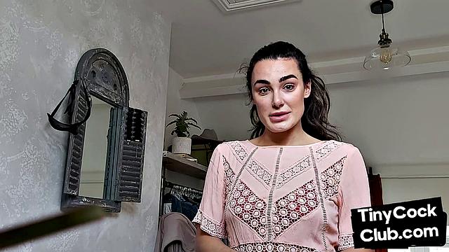 SPH femina laughs at small cocks in her home video