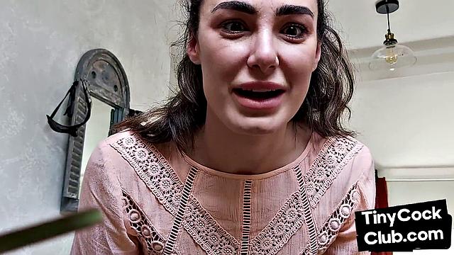 SPH femina laughs at small cocks in her home video