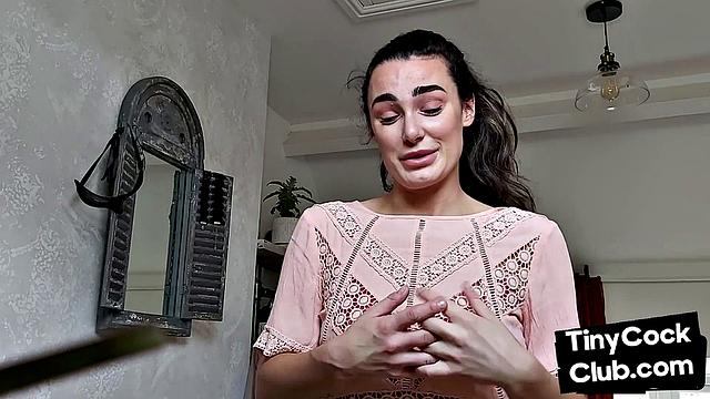 SPH femina laughs at small cocks in her home video