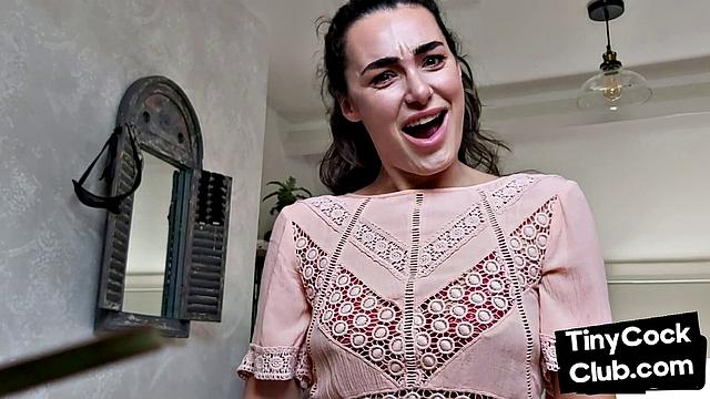 SPH femina laughs at small cocks in her home video