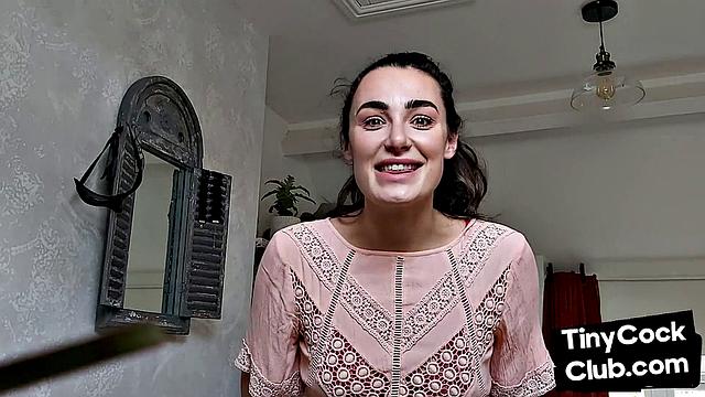 SPH femina laughs at small cocks in her home video