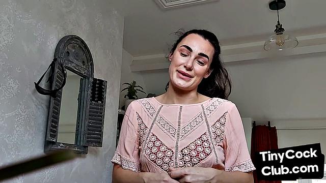 SPH femina laughs at small cocks in her home video