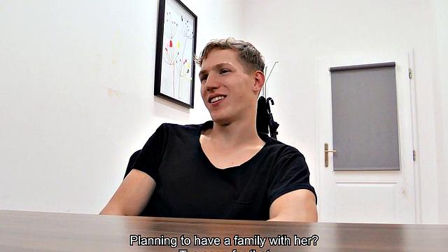 Real stud stroking and sucking cock till cumshot