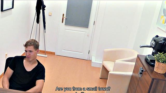 Real stud stroking and sucking cock till cumshot