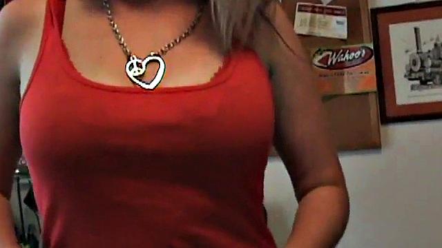 POV teen slut takes cock