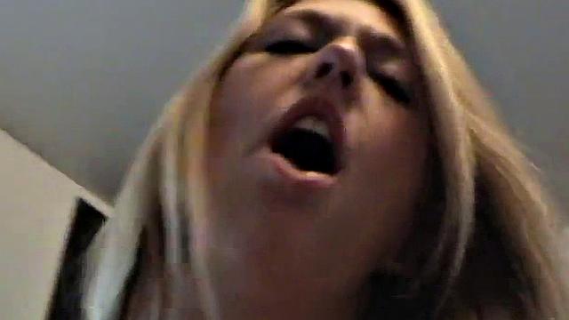 POV teen slut takes cock