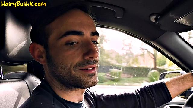 Big-titted hairy blonde gets pussy-drilled