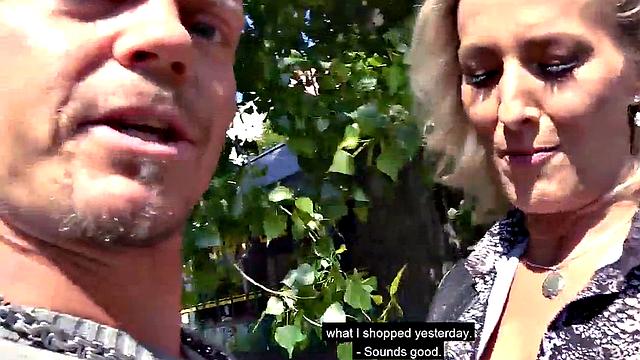 Bombastic German mature fucked outdoors by sex date