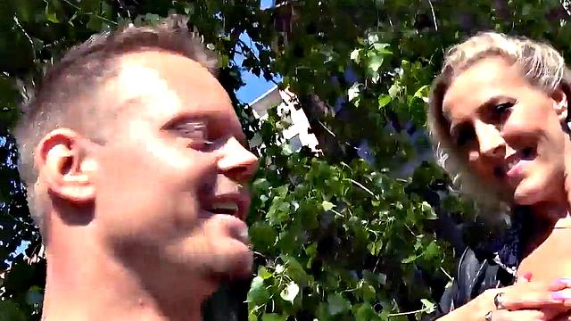 Bombastic German mature fucked outdoors by sex date