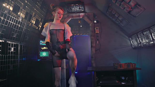 Watch as this red-headed amateur gets her skinny ass licked on the couch while getting her hairy pussy pounded in shorts.