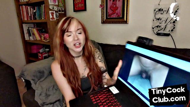 Alternative brit slut rating a small dick from pictures