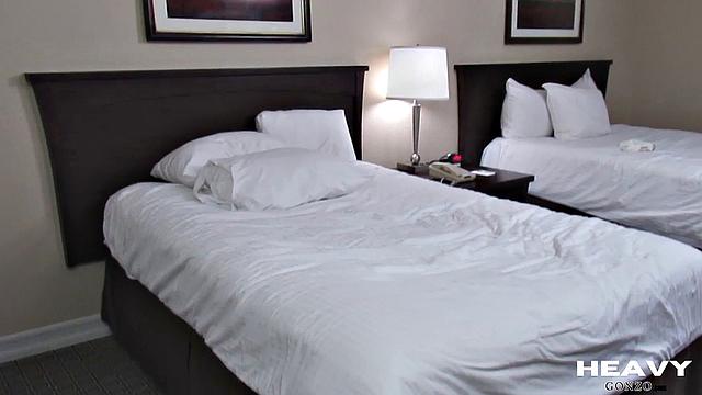 Inked amateur riding old guys cocks in 3some