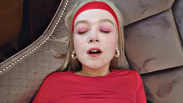 VIP4K. Sexy teacher has fun with two dance students