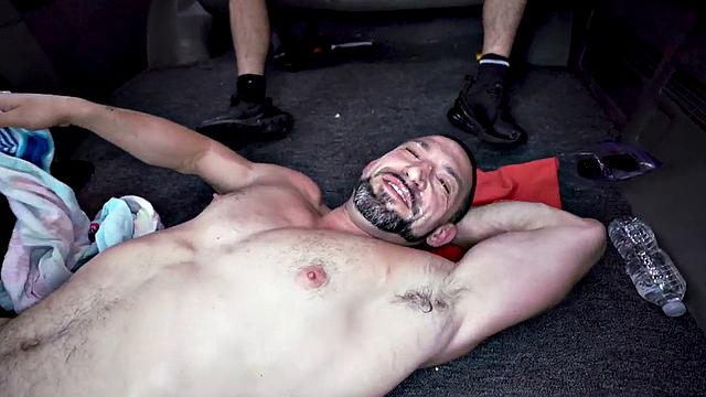 Carved jock in gay dilemma