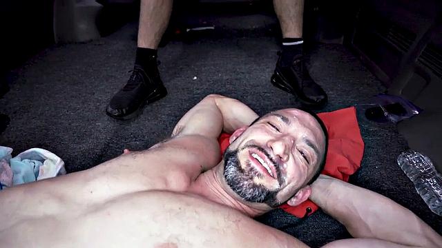 Carved jock in gay dilemma