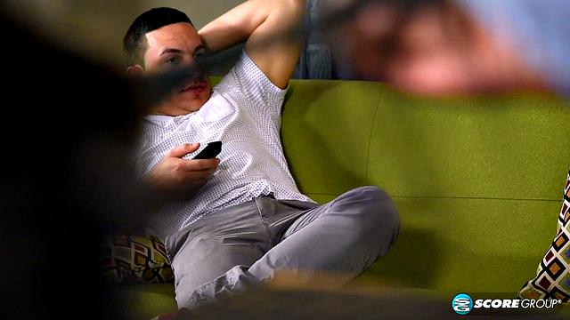 Big-titted maid ready to serve