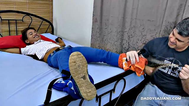 Russel Tied, Tickled, and Pleasured