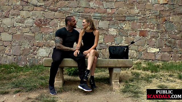 Public horny bitches toyed