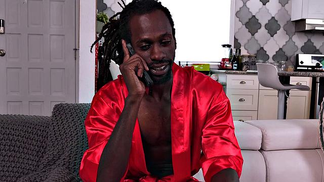 Nutsy Ex-Security Babe Gets BBC Creampied