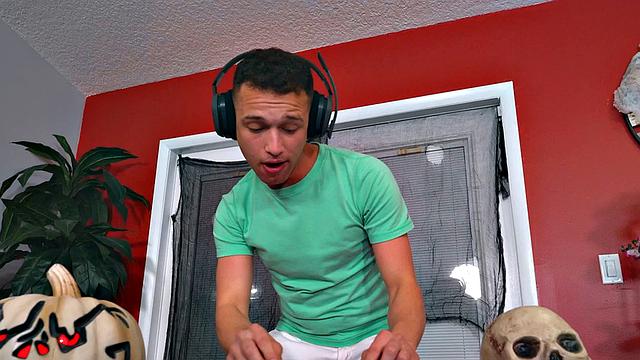 Short dude rams her big ass in stockings & t-shirt