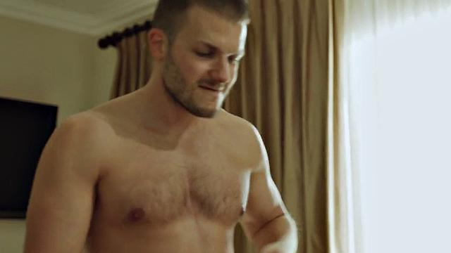 Blonde stepmother enjoys doggystyle fuck by stepson