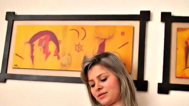 Sammy 18 with Perfect tits Fingering her pussy
