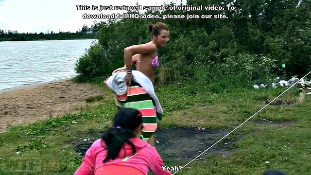 Two teen girls with big dicks