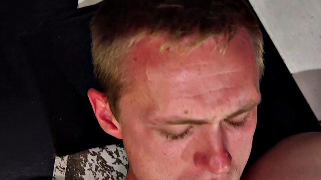 BDSM pegging big MILF in lingerie facesits and rides sub