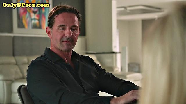 Office babe double banged by coworkers