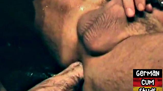 Fisting gaydaddy sucks BF in homemade 69 sex