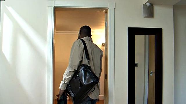 English Blonde April Paisley Seduces Black Bull