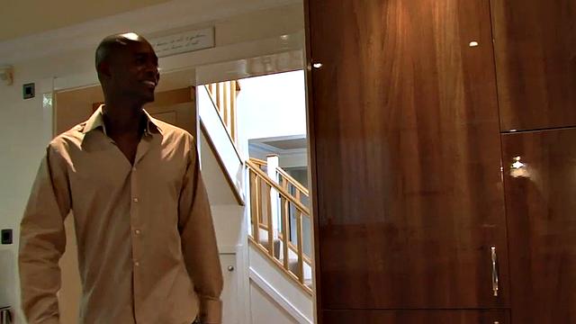 English Blonde April Paisley Seduces Black Bull