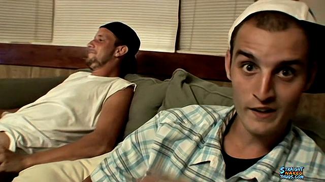 Ajax And CG Share A Cock Stroke - Straight Guys