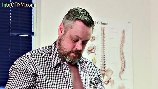 Stunning CFNM babes wanking lucky DILF