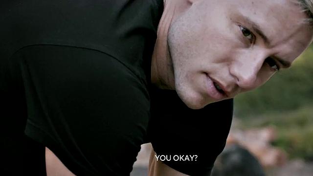 Gay stepbrother barebacked in military dormitory by stepbrother