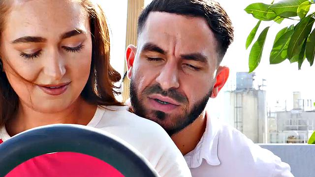 Super fit Callie Black squats on big thick cock