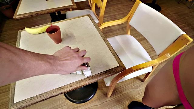 Russian Girlfriend Coffee Shop Encounter