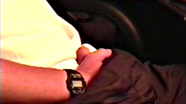 We look in on Brandon seated at the computer, as he pushes his pants down just enough to release his junk. By the time this hairy young man is stiff, the shirt is removed and he's jerking off. Once totally naked, Brandon strokes with determination.