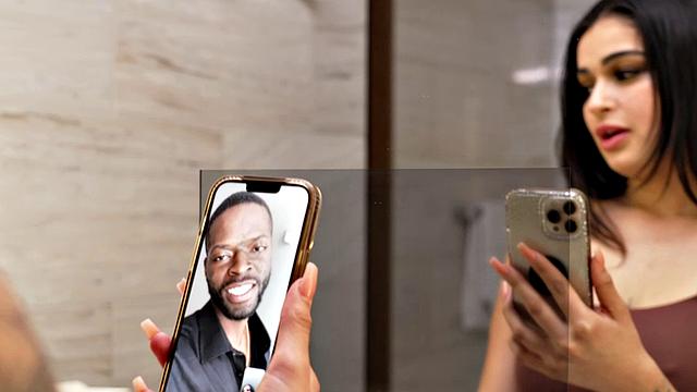 Tattooed Latina Carolina Cortez takes big cock to help her boyfriend