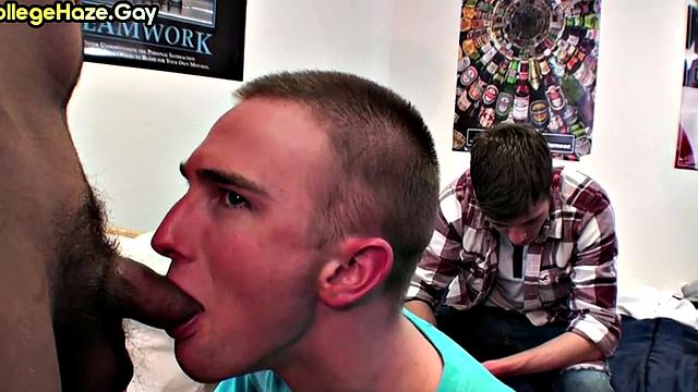 Amateur sucking friends dick