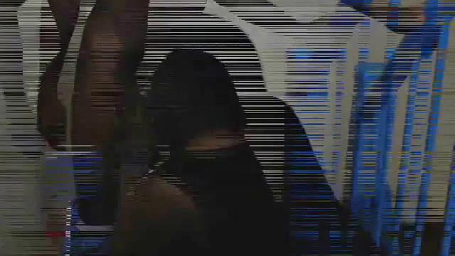 Amateur couple on stairs