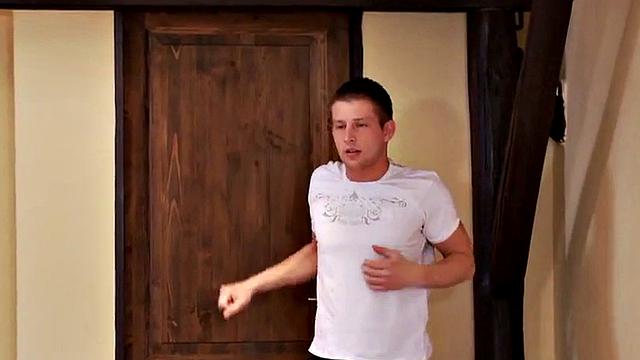 Threeway strapon pegging by babes in stockings and heels