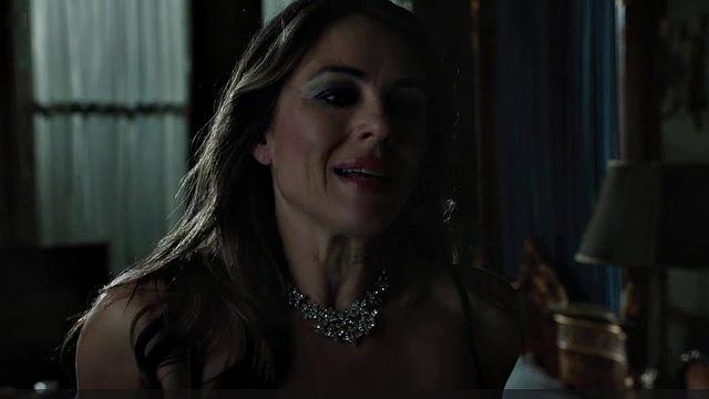 Merritt Patterson in hot bra Elizabeth Hurley in sexy lingerie