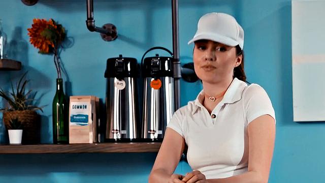 Inked asian fingering friend